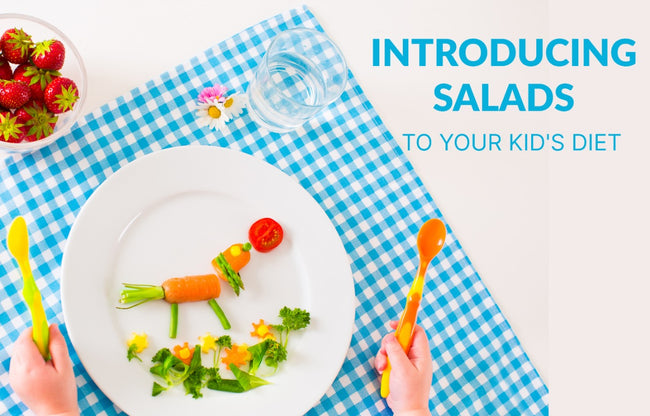 introducing salads to your kid's diet